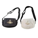 Maxbell Women Canvas Bag Stylish Adjustable Shoulder Strap Shopping Bag for Travel White