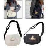 Maxbell Women Canvas Bag Stylish Adjustable Shoulder Strap Shopping Bag for Travel White