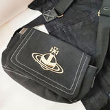 Maxbell Women Canvas Bag Stylish Adjustable Shoulder Strap Shopping Bag for Travel Black