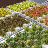 Maxbell 32Pcs Miniature Flower Cluster for DIY Model Sand Layout Model Decoration Green