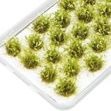 Maxbell 32Pcs Miniature Flower Cluster for DIY Model Sand Layout Model Decoration Light Green