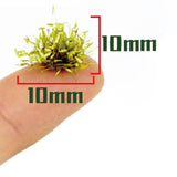 Maxbell 32Pcs Miniature Flower Cluster for DIY Model Sand Layout Model Decoration Light Green