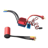 Maxbell Brushless Motor and 35A Electric Speed Controller Waterproof for 1/10 1/12 4400kv