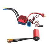 Maxbell Brushless Motor and 35A Electric Speed Controller Waterproof for 1/10 1/12 4400kv