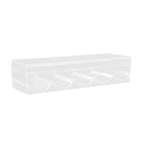 Maxbell Acrylic Chips Case Holds 100 Chips Holder 5 Grids Organizer for Party