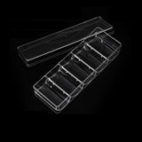Maxbell Acrylic Chips Case Holds 100 Chips Holder 5 Grids Organizer for Party