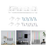 Maxbell Acrylic Desktop Lightsaber Stand Display Hanging for Collectible Shop Office