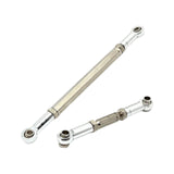 Maxbell RC 1/12 Steering Servo Link Linkages Tie Rod Easy to Install Durable Parts argent