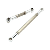 Maxbell RC 1/12 Steering Servo Link Linkages Tie Rod Easy to Install Durable Parts argent