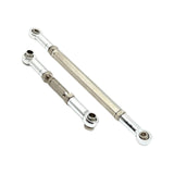 Maxbell RC 1/12 Steering Servo Link Linkages Tie Rod Easy to Install Durable Parts argent