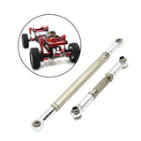 Maxbell RC 1/12 Steering Servo Link Linkages Tie Rod Easy to Install Durable Parts argent