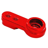 Maxbell RC Car 1/24 Servo Arm Replacement Durable CNC Machined Aluminum Alloy Parts red