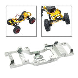 Maxbell RC Car Body Chassis Frame Upgrade Parts for Fcx24 1:24 Car DIY Accessories Argent