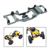 Maxbell RC Car Body Chassis Frame Upgrade Parts for Fcx24 1:24 Car DIY Accessories Titanium