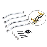 Maxbell RC Car Chassis Link Spare Parts for Fcx24 1/24 Truck DIY Accessories Argent