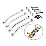 Maxbell RC Car Chassis Link Spare Parts for Fcx24 1/24 Truck DIY Accessories Argent