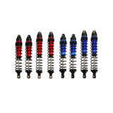Maxbell 4 Pieces 1:10 Scale RC Car Shock Front Rear Shock Absorber CNC Machined red