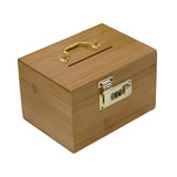 Maxbell Wood Saving Box Treasure Chest Wooden Storage Organizer Box for Kids & Adults