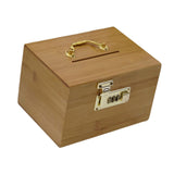 Maxbell Wood Saving Box Treasure Chest Wooden Storage Organizer Box for Kids & Adults