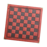 Maxbell Chessboard Mat PU Leather Heat Resistant Chess Pad Mat for Park Game Outdoor Brown