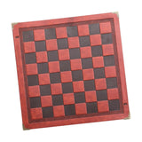 Maxbell Chessboard Mat PU Leather Heat Resistant Chess Pad Mat for Park Game Outdoor Brown