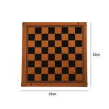 Maxbell Chessboard Mat PU Leather Heat Resistant Chess Pad Mat for Park Game Outdoor Orange