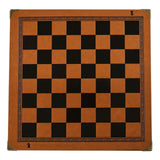 Maxbell Chessboard Mat PU Leather Heat Resistant Chess Pad Mat for Park Game Outdoor Orange