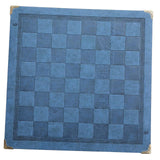 Maxbell Chessboard Mat PU Leather Heat Resistant Chess Pad Mat for Park Game Outdoor Blue