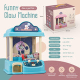 Maxbell Claw Machine Game Prizes Toy Mini Vending Machine Arcade Game for Boys Girls Blue