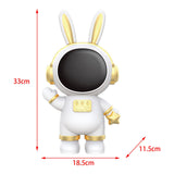 Maxbell Rabbit Astronaut Shape Money Saving Box for Girls Children's Room Decoration White