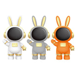 Maxbell Rabbit Astronaut Shape Money Saving Box for Girls Children's Room Decoration White