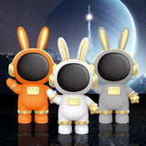 Maxbell Rabbit Astronaut Shape Money Saving Box for Girls Children's Room Decoration White