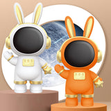 Maxbell Rabbit Astronaut Shape Money Saving Box for Girls Children's Room Decoration White