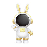 Maxbell Rabbit Astronaut Shape Money Saving Box for Girls Children's Room Decoration White