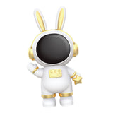 Maxbell Rabbit Astronaut Shape Money Saving Box for Girls Children's Room Decoration White