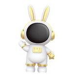 Maxbell Rabbit Astronaut Shape Money Saving Box for Girls Children's Room Decoration White