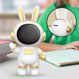 Maxbell Rabbit Astronaut Shape Money Saving Box for Girls Children's Room Decoration White