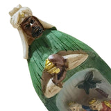 Maxbell Christmas Nativity Set Nativity Scene Statue for Thanksgiving Birthday Study green