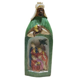 Maxbell Christmas Nativity Set Nativity Scene Statue for Thanksgiving Birthday Study green