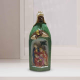Maxbell Christmas Nativity Set Nativity Scene Statue for Thanksgiving Birthday Study green
