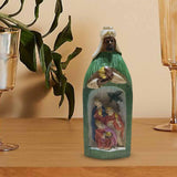 Maxbell Christmas Nativity Set Nativity Scene Statue for Thanksgiving Birthday Study green