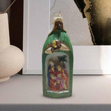 Maxbell Christmas Nativity Set Nativity Scene Statue for Thanksgiving Birthday Study green