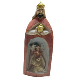 Maxbell Christmas Nativity Set Nativity Scene Statue for Thanksgiving Birthday Study orange