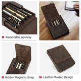 Maxbell Pen Case 6 Slot Cases Sleeves Accessories Pen Holder for Meeting Adults
