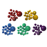 Maxbell 15Pcs Entertainment Toys Dice Game for Role Playing Table Games Party Favors Red