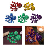 Maxbell 15Pcs Entertainment Toys Dice Game for Role Playing Table Games Party Favors Red