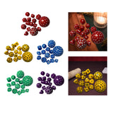 Maxbell 15Pcs Entertainment Toys Dice Game for Role Playing Table Games Party Favors Red