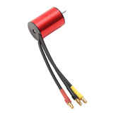Maxbell 2430 Brushless Motor Sensorless Brushless RC Motor for 1/14 RC Car Accessory 7200KV