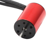 Maxbell 2430 Brushless Motor Sensorless Brushless RC Motor for 1/14 RC Car Accessory 7200KV