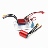 Maxbell Brushless Motor 25A ESC Programming Card Set Professional for S2430 RC Truck 7200kv